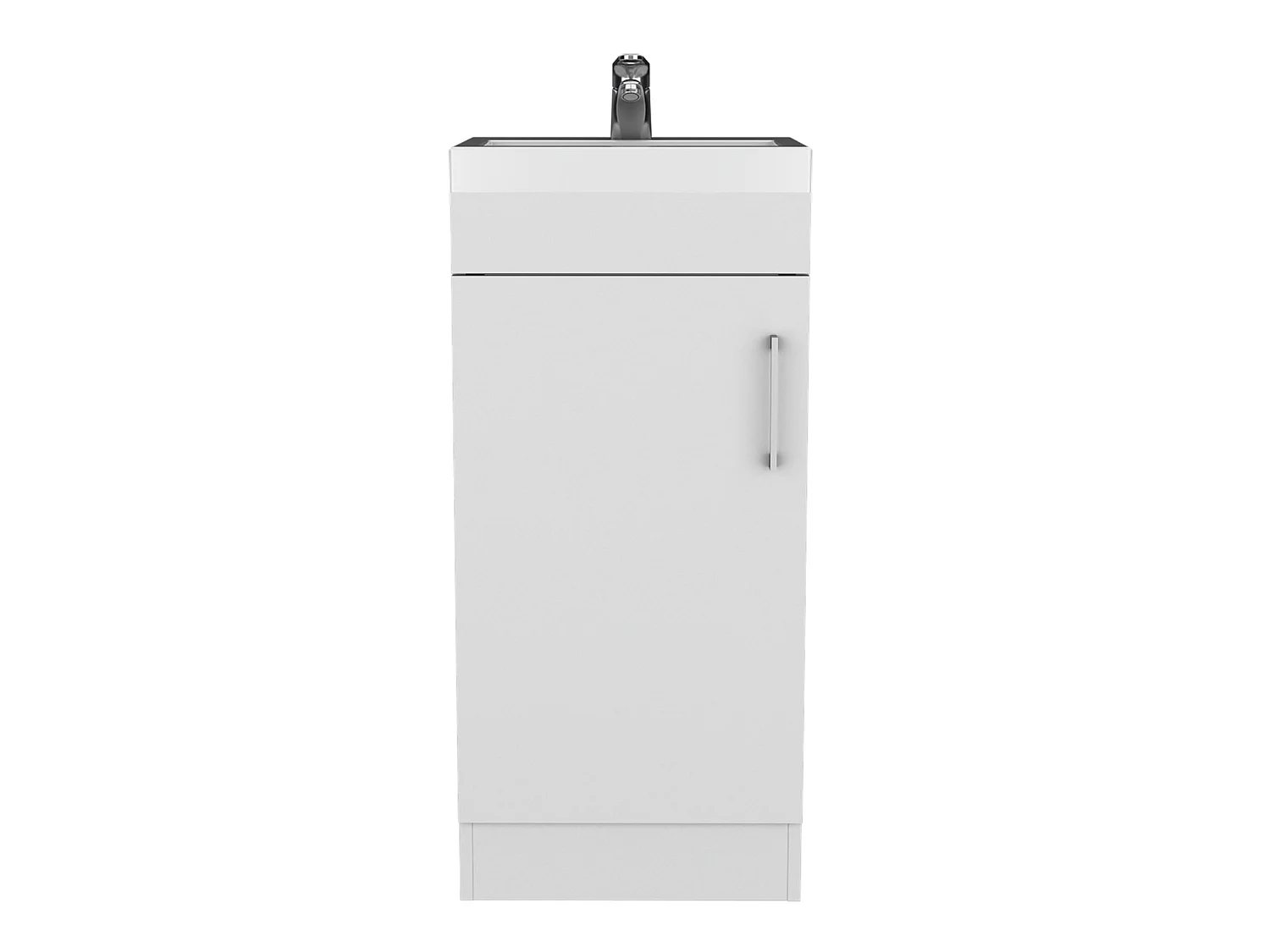 TUHOME CONCEPT Mobile bagno Madrid da 40 cm con lavabo, bianco