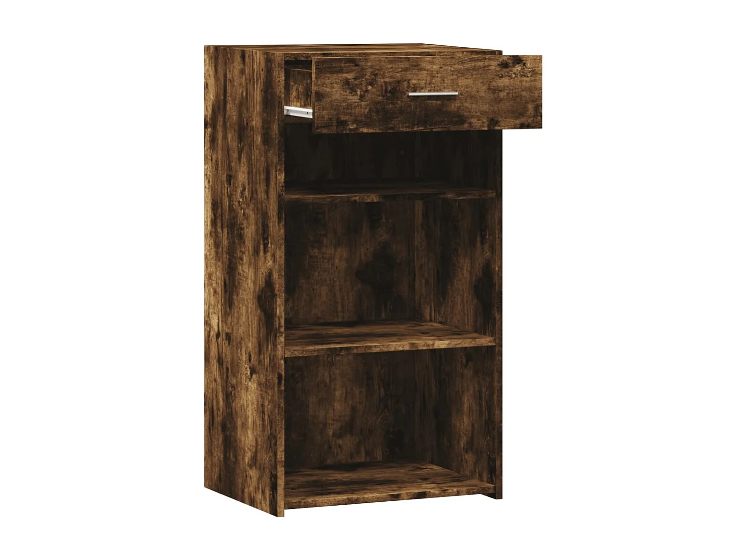 Dressoir 50x42,5x93 cm bewerkt hout gerookt eikenkleurig