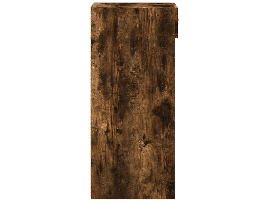 Buffet chêne fumé 50x42,5x93 cm bois d'ingénierie