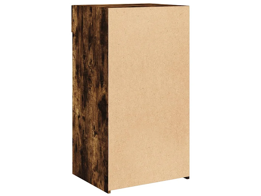 Buffet chêne fumé 50x42,5x93 cm bois d'ingénierie