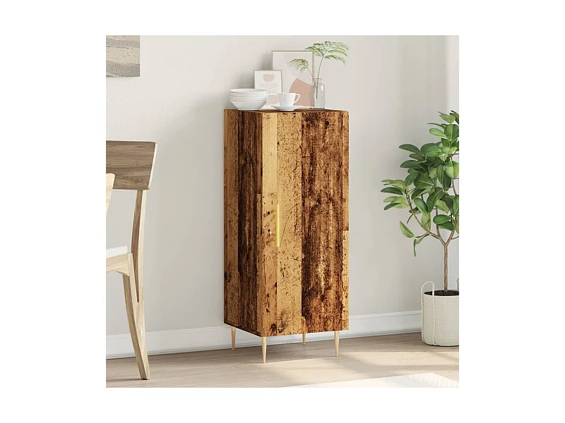 Credenza Legno Antico 34,5x34x90 cm in Truciolato