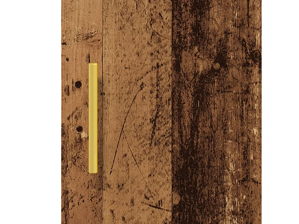 Buffet vieux bois 34,5x34x90 cm bois d'ingénierie