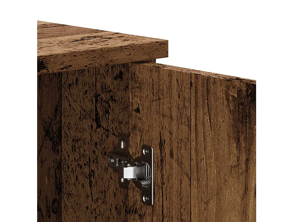 Buffet vieux bois 80x36x75 cm bois d'ingénierie