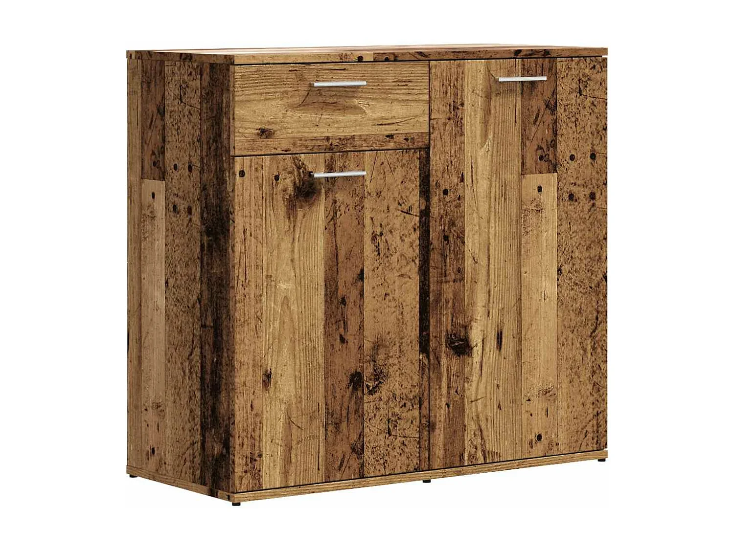 Buffet vieux bois 80x36x75 cm bois d'ingénierie