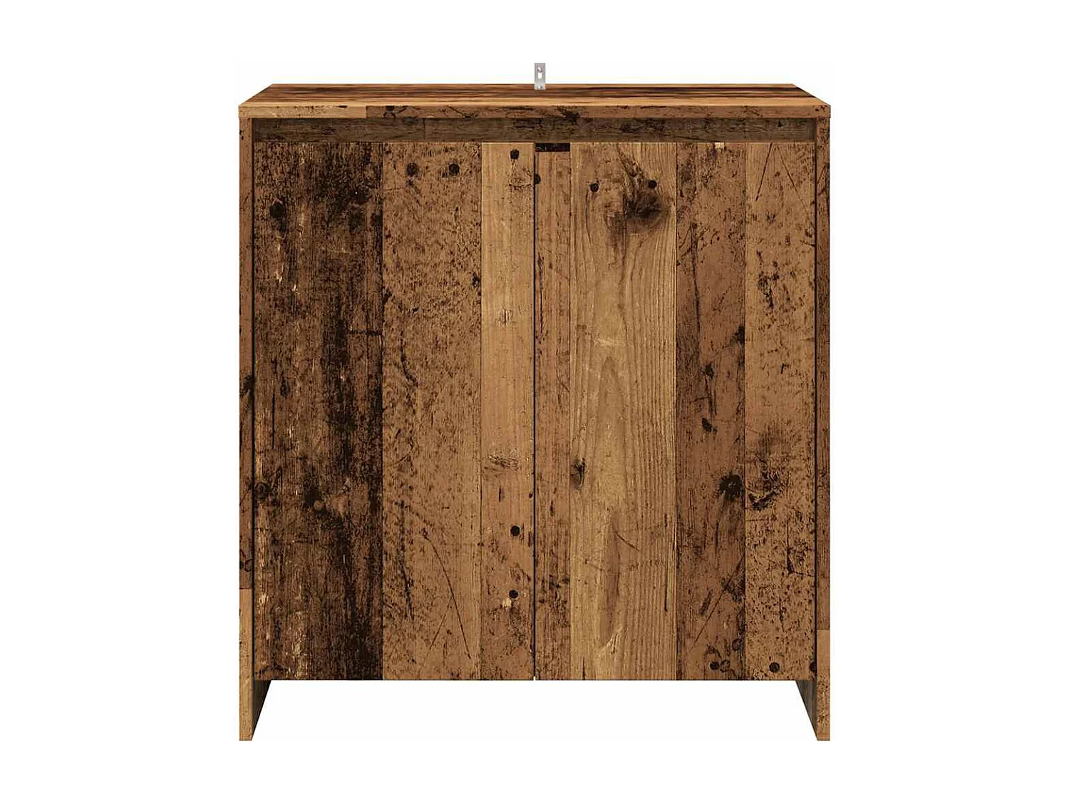 Buffet 2 pcs vieux bois bois d'ingénierie