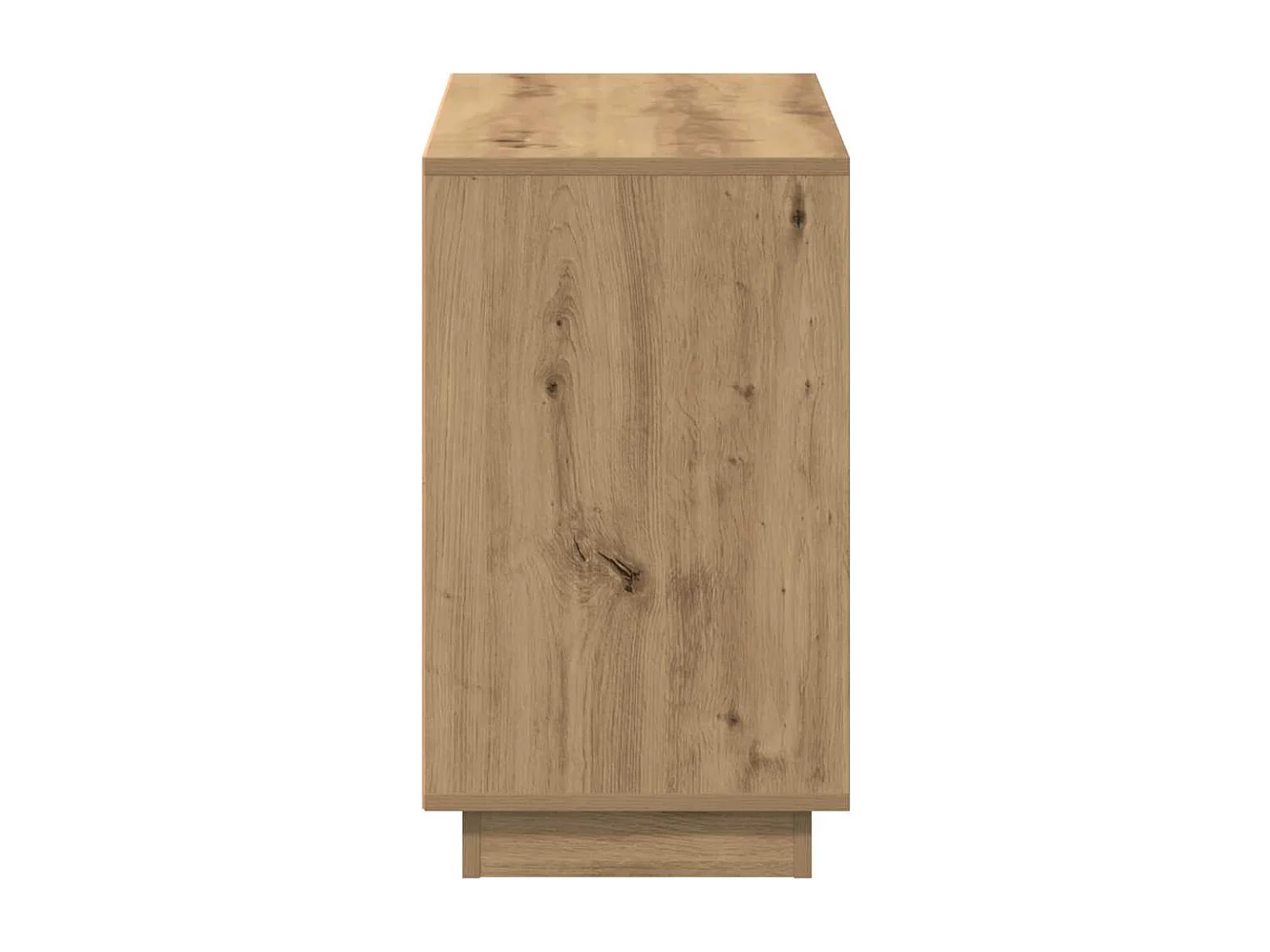 Buffet chêne artisanal 102x35x60 cm bois d'ingénierie