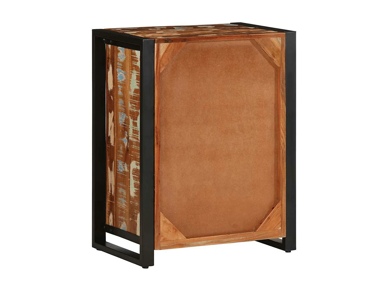 Credenza Multicolore 55x35x70 cm in Legno Massello Recupero