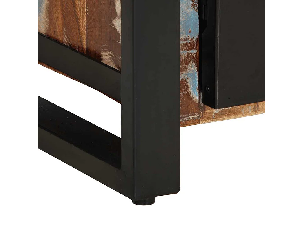 Credenza Multicolore 55x35x70 cm in Legno Massello Recupero