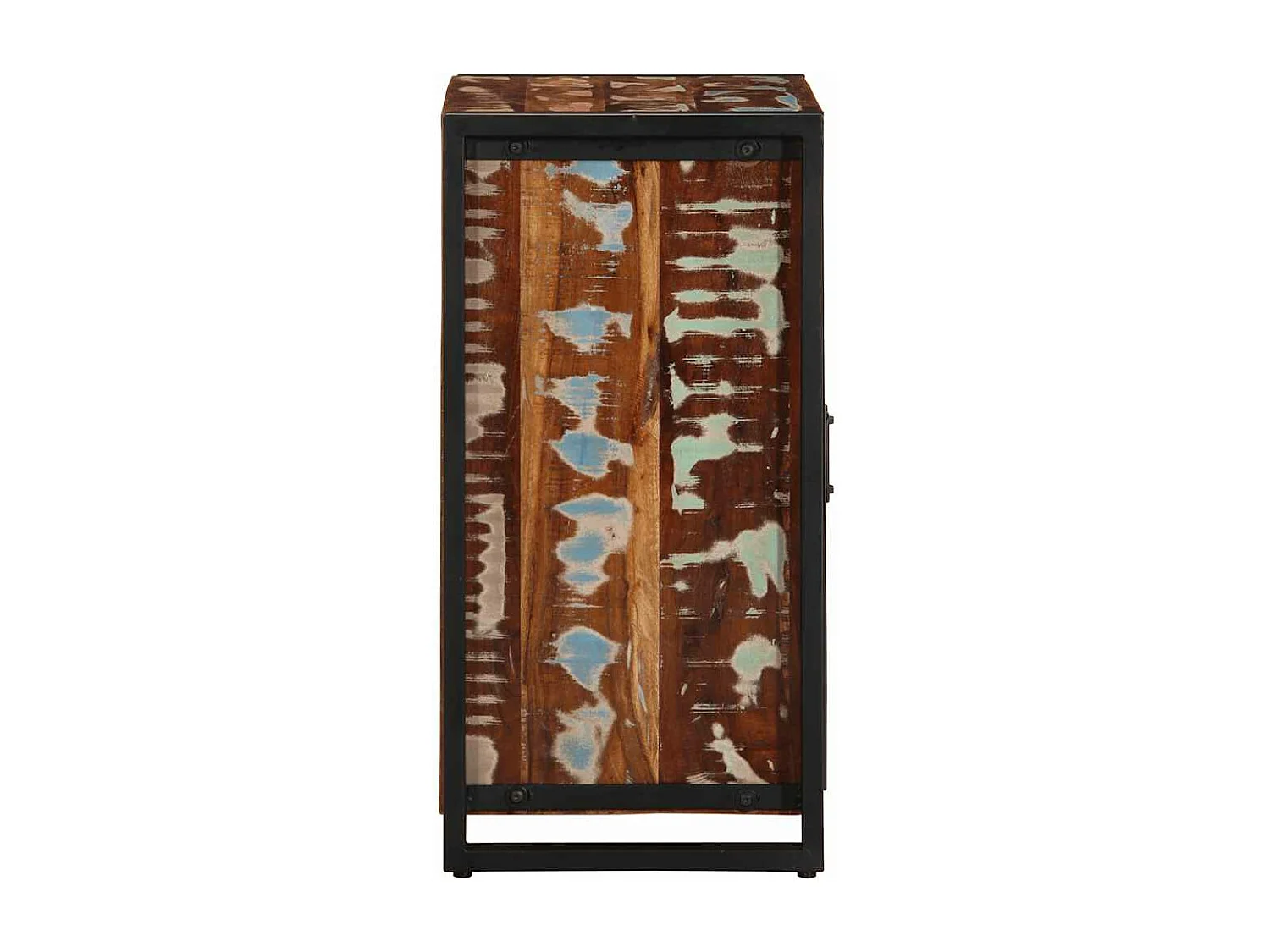 Buffet multicolore 55x35x70 cm bois massif récupération