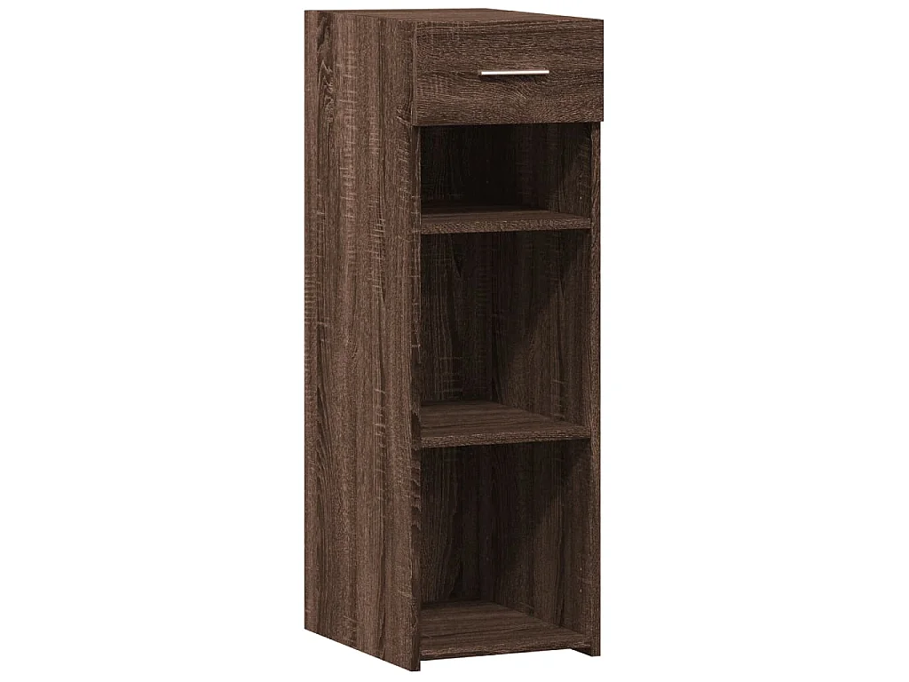 Buffet chêne marron 30x42,5x93 cm bois d'ingénierie