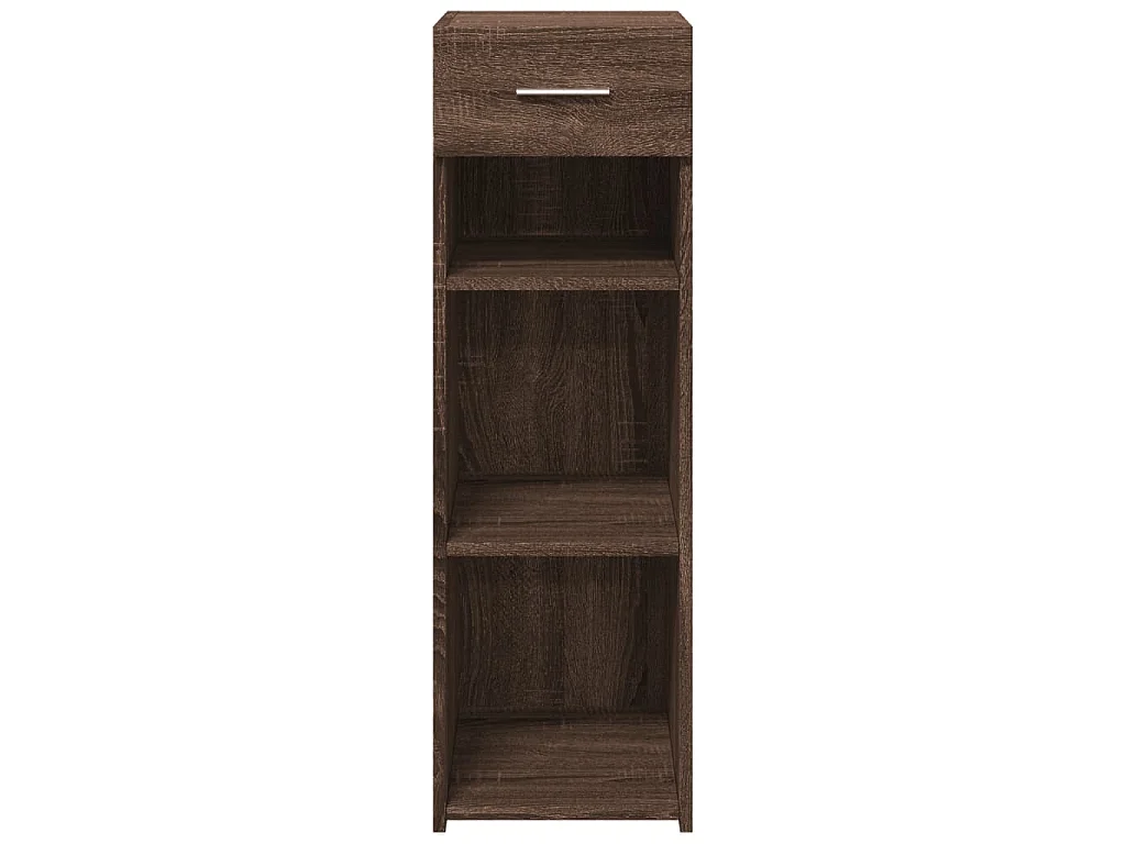 Buffet chêne marron 30x42,5x93 cm bois d'ingénierie