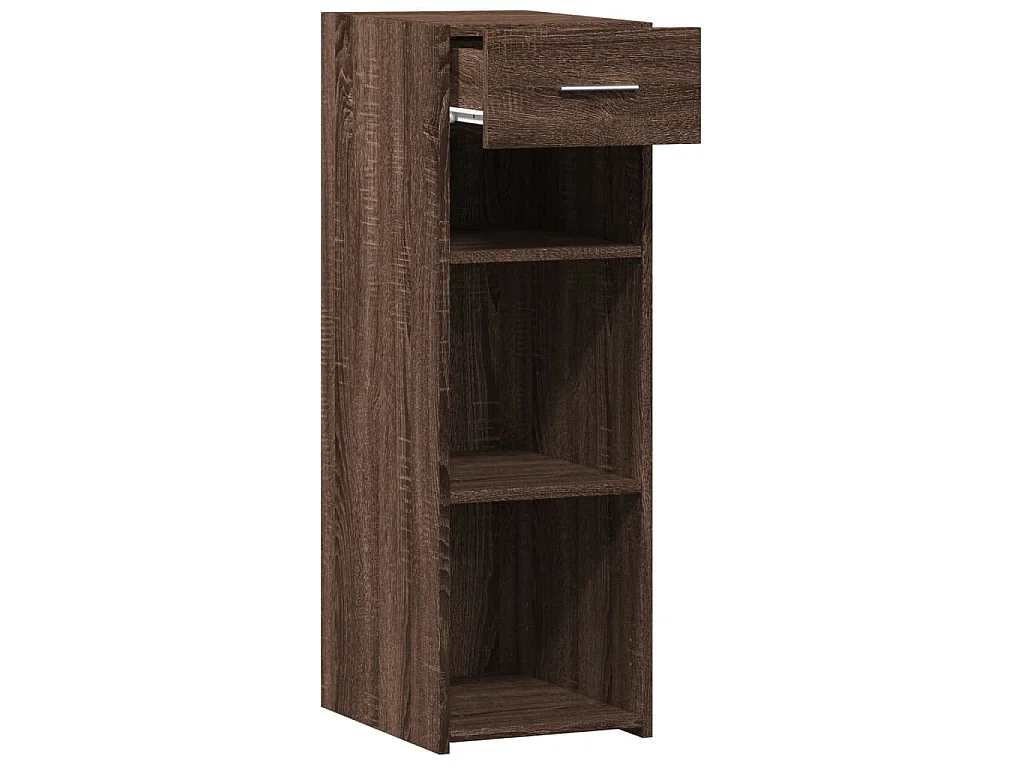Buffet chêne marron 30x42,5x93 cm bois d'ingénierie