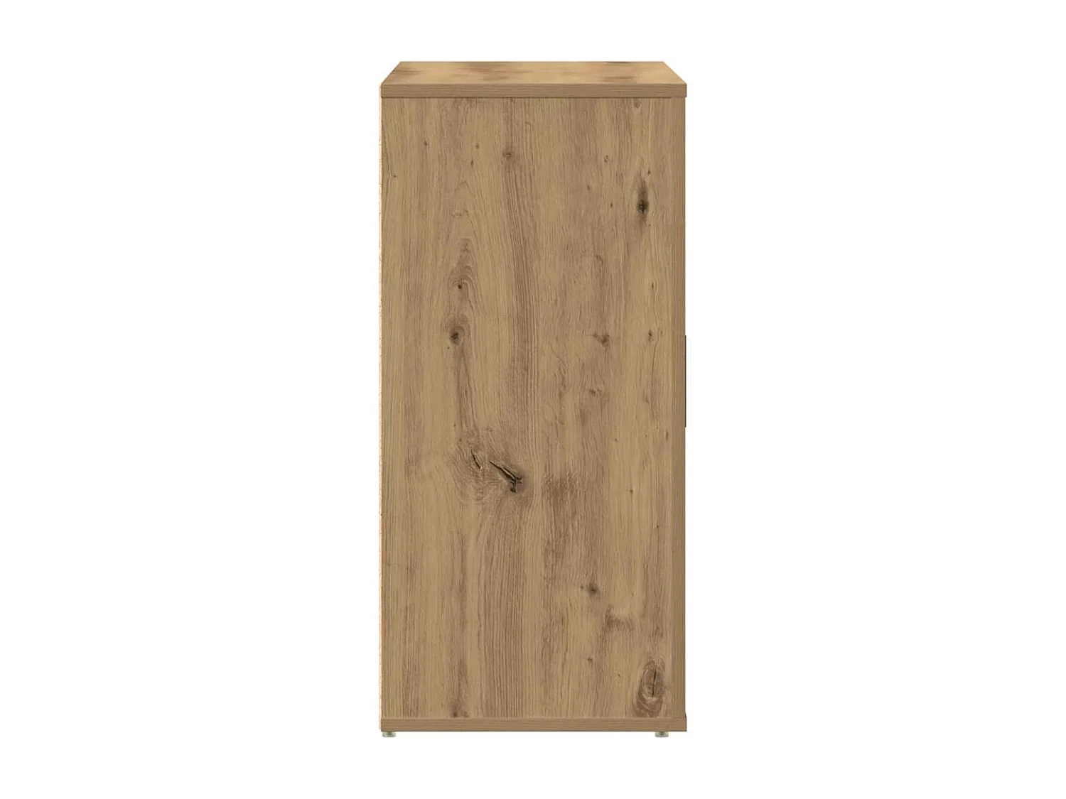 Buffet chêne artisanal 80x33x70 cm bois d'ingénierie