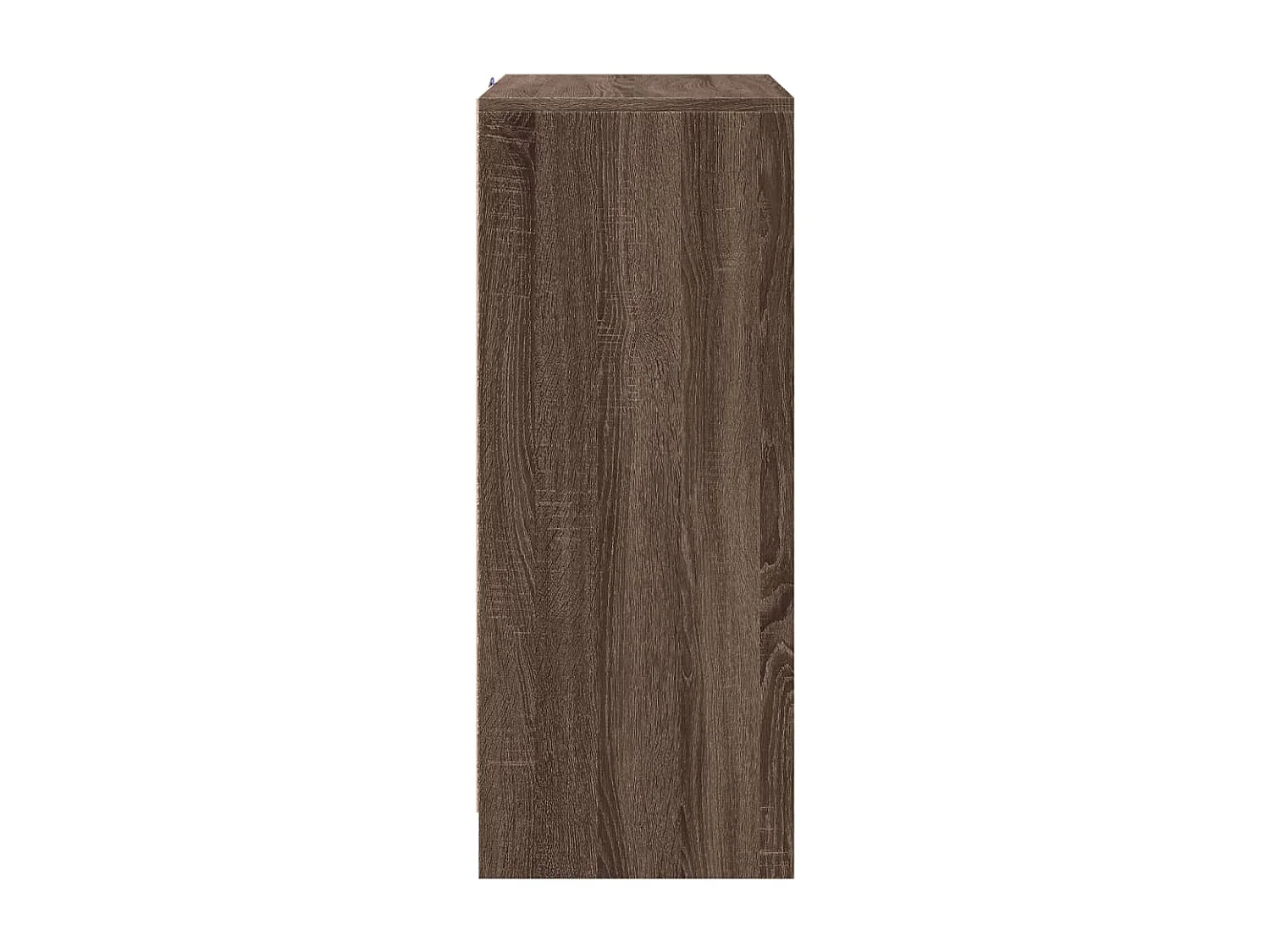 Credenza con LED Rovere Marrone 77x34x85 cm Legno Multistrato