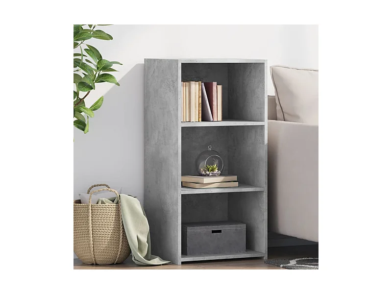 Buffet gris béton 45x41x93 cm bois d'ingénierie