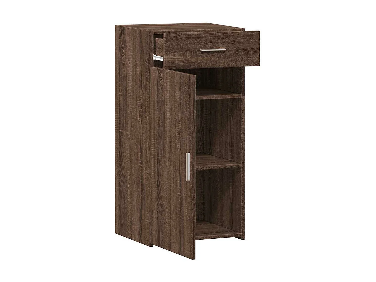 Buffet chêne marron 45x42,5x93 cm bois d'ingénierie