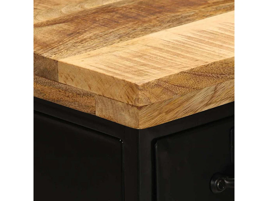 Aparador de madera maciza de mango 55x30x71 cm