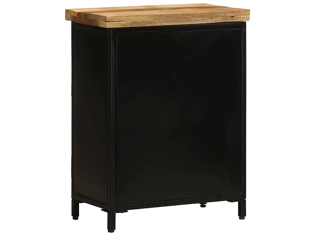 Aparador de madera maciza de mango 55x30x71 cm