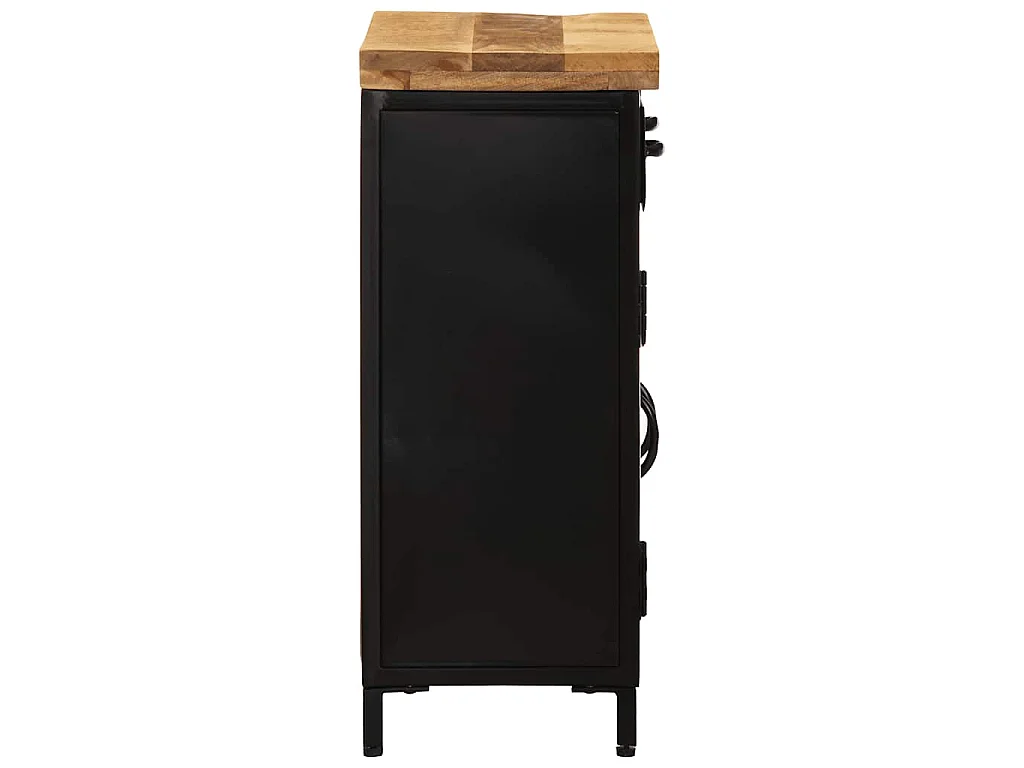 Aparador de madera maciza de mango 55x30x71 cm