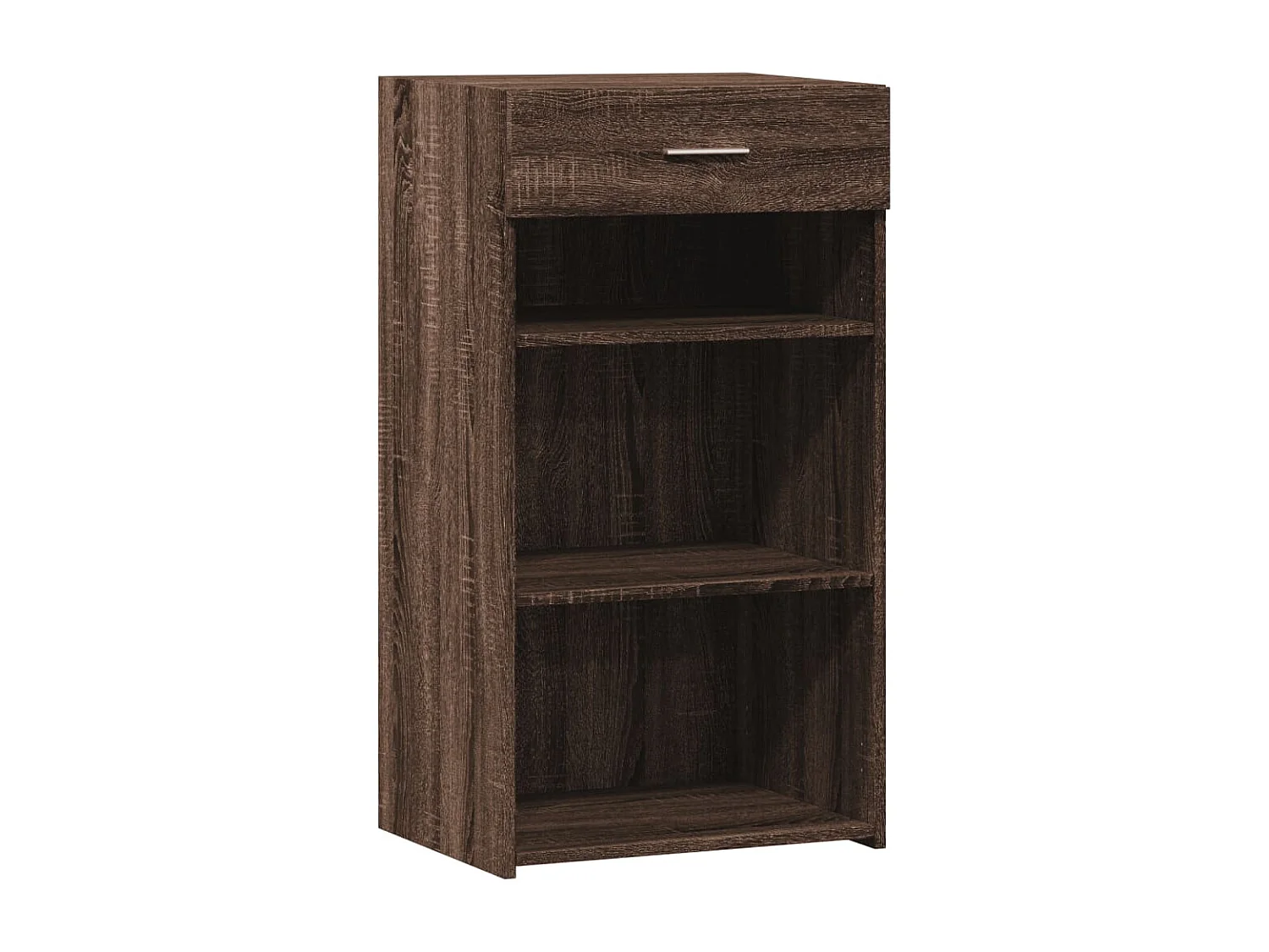 Buffet chêne marron 50x42,5x93 cm bois d'ingénierie