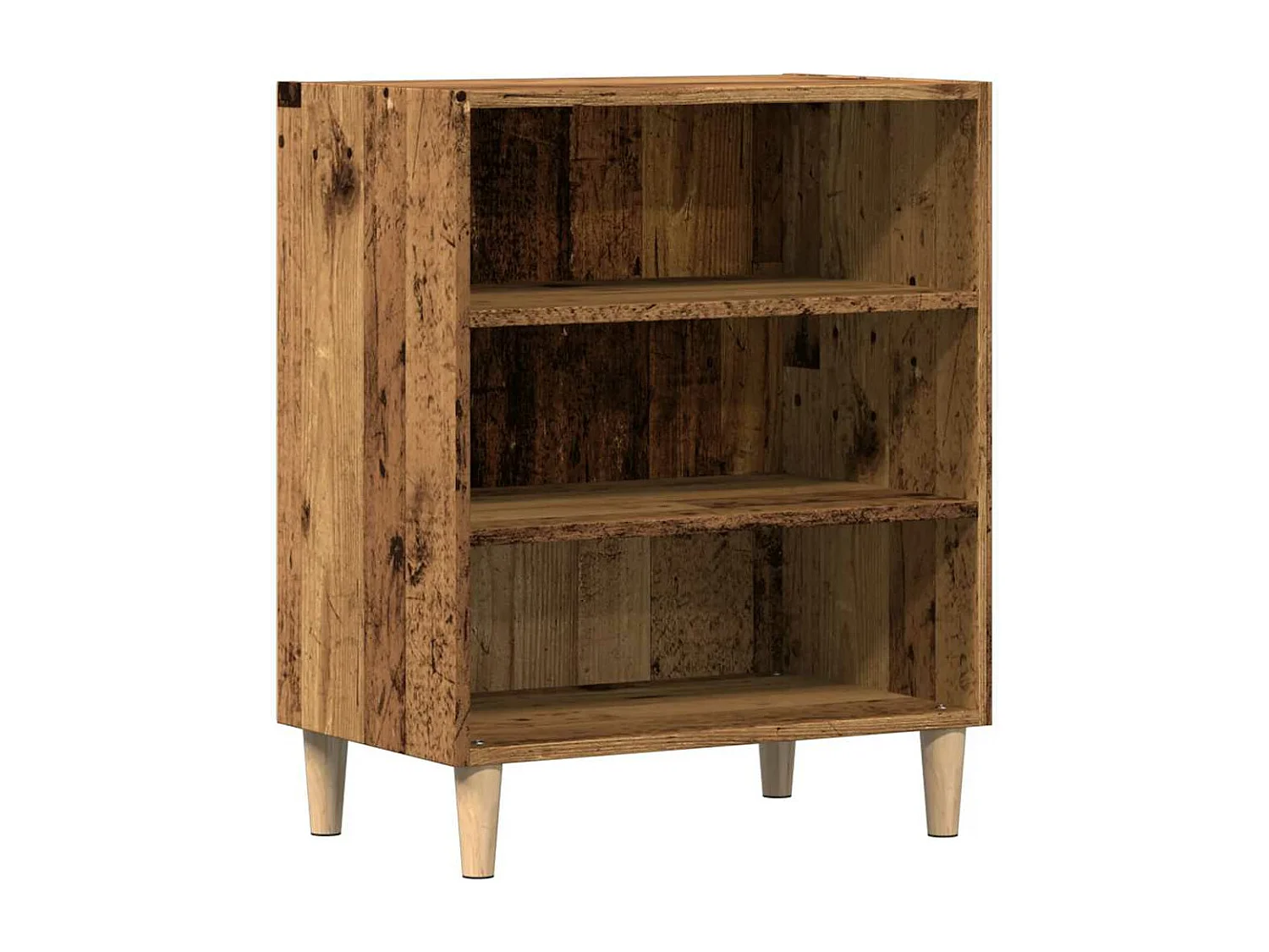Buffet vieux bois 57x35x75 cm bois d'ingénierie