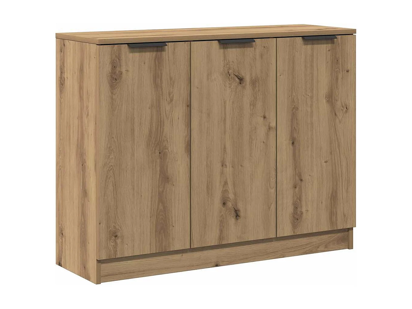 Buffet chêne artisanal 90,5x30x70 cm bois d'ingénierie