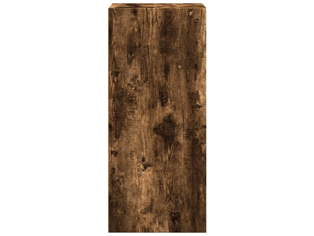 Buffet chêne fumé 40x41x93 cm bois d'ingénierie