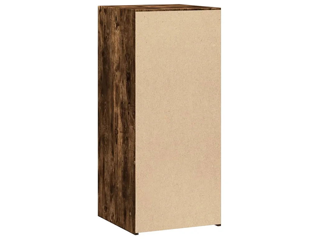 Buffet chêne fumé 40x41x93 cm bois d'ingénierie