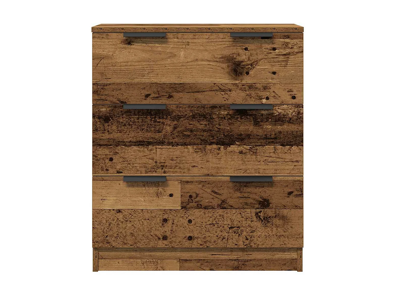 Credenze 3 pz Legno Antico 60x30x70 cm in Legno Multistrato