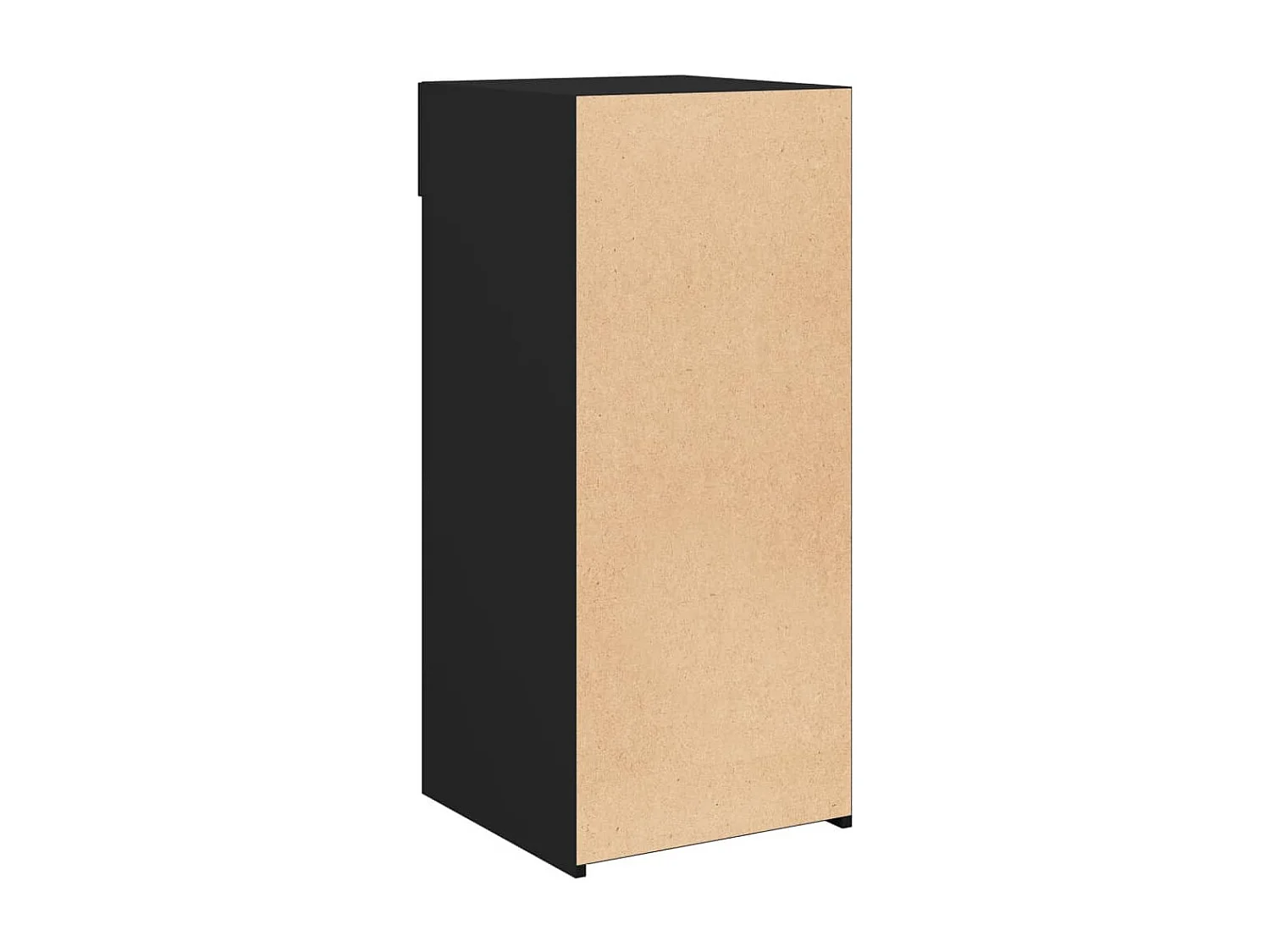 Credenza Nera 40x42,5x93 in Legno Multistrato