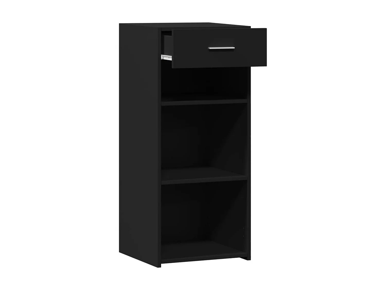 Credenza Nera 40x42,5x93 in Legno Multistrato