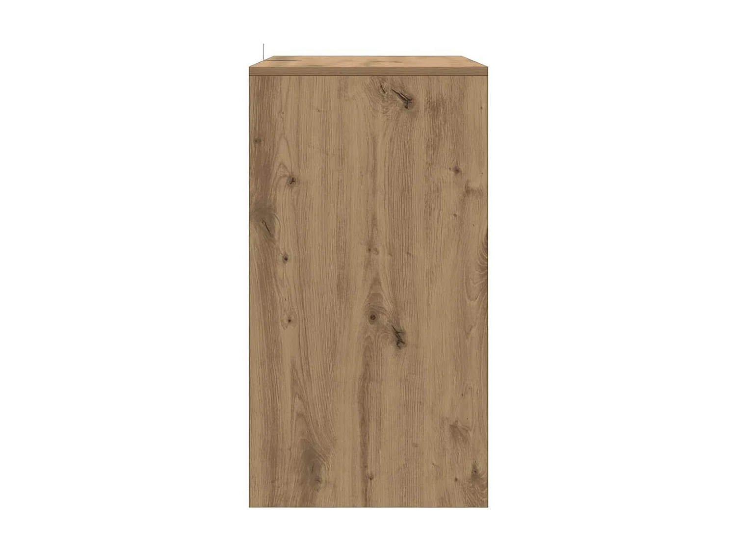 Dressoir 70x41x75 cm bewerkt hout artisanaal eikenkleur