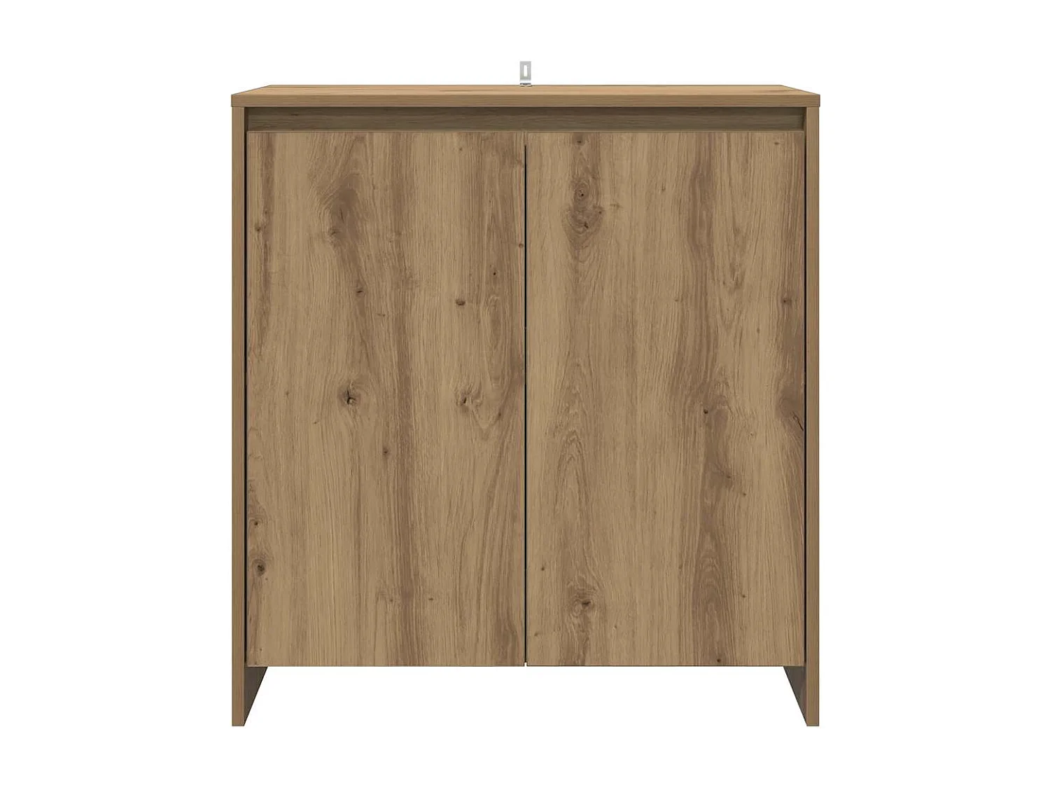 Buffet chêne artisanal 70x41x75 cm bois d'ingénierie