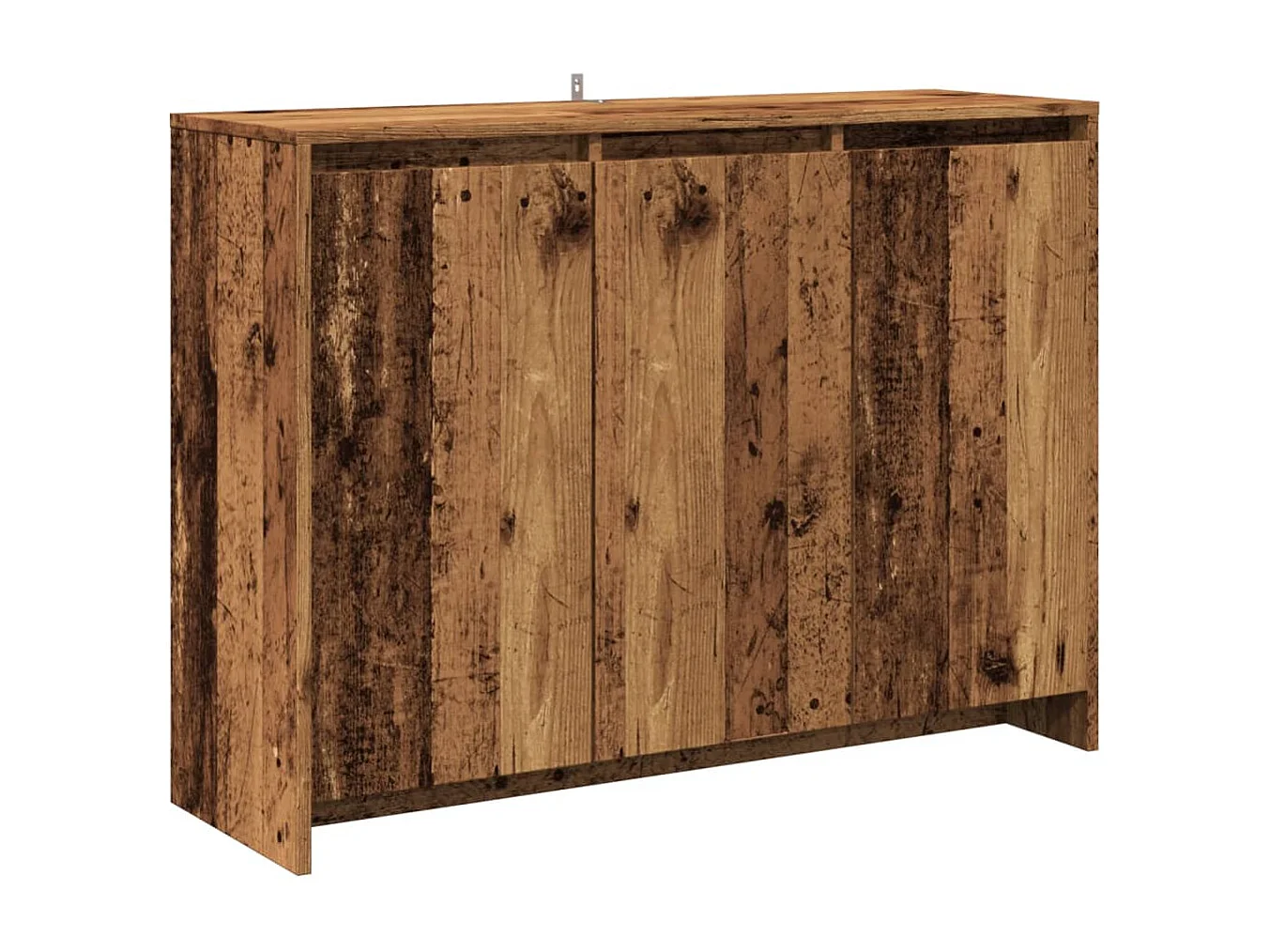 Buffet vieux bois 102x33x75 cm bois d'ingénierie