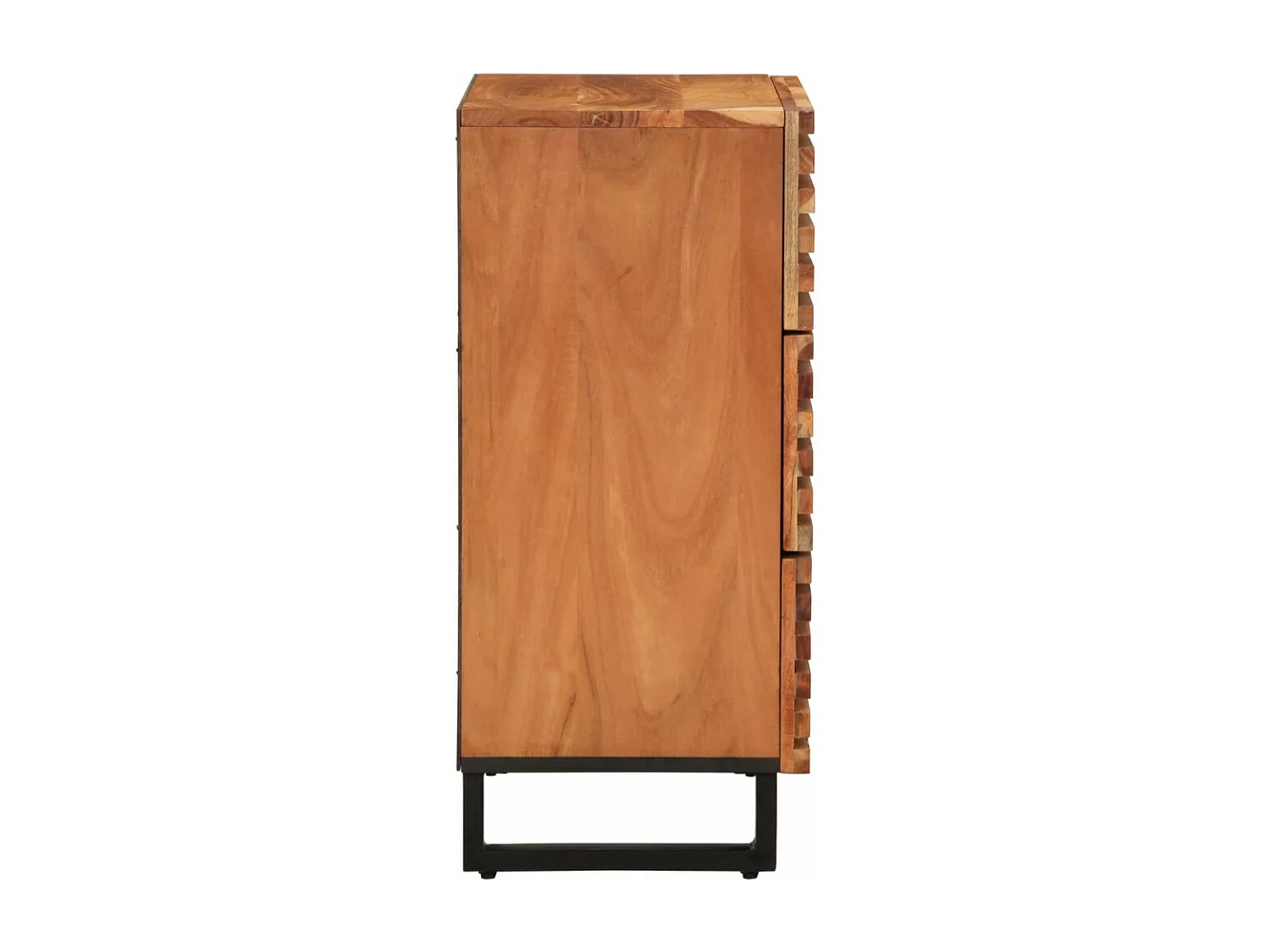 Buffets 2 pcs 60x34x75 cm bois d'acacia massif