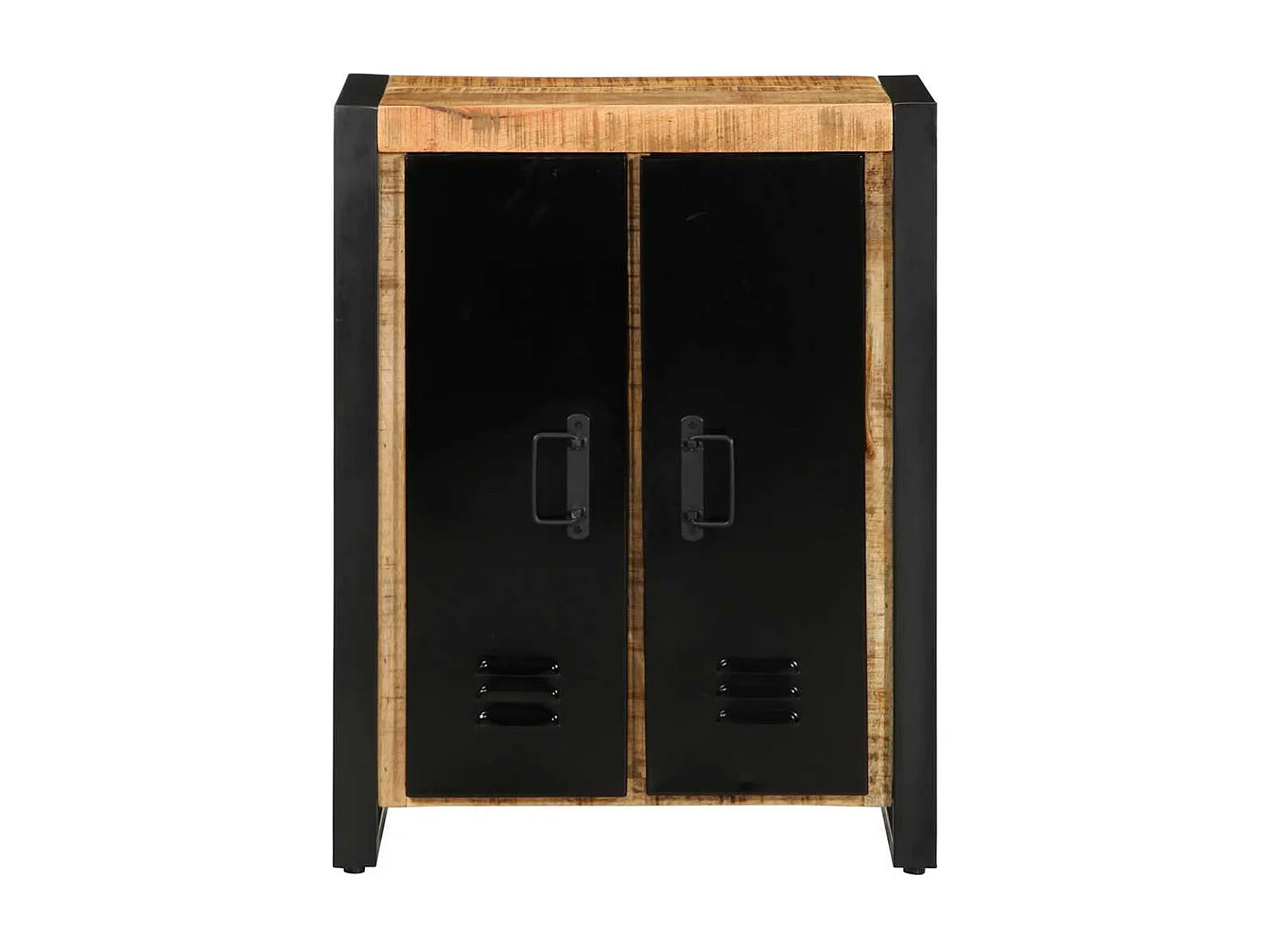 Buffet 55x35x70 cm bois de manguier brut massif