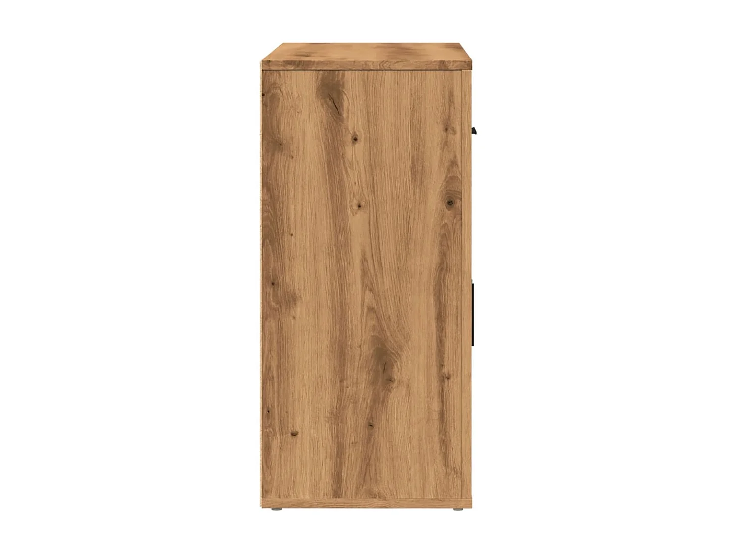 Buffet chêne artisanal 80x33x70 cm bois d'ingénierie