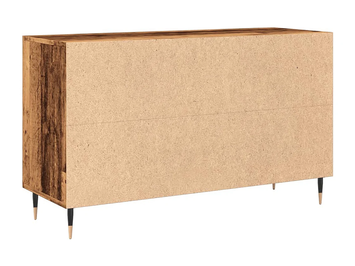 Buffet vieux bois 100x36x60 cm bois d'ingénierie