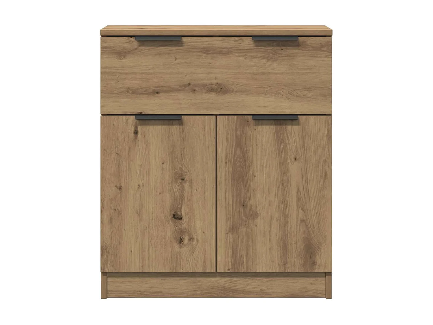 Buffet chêne artisanal 60x30x70 cm bois d'ingénierie