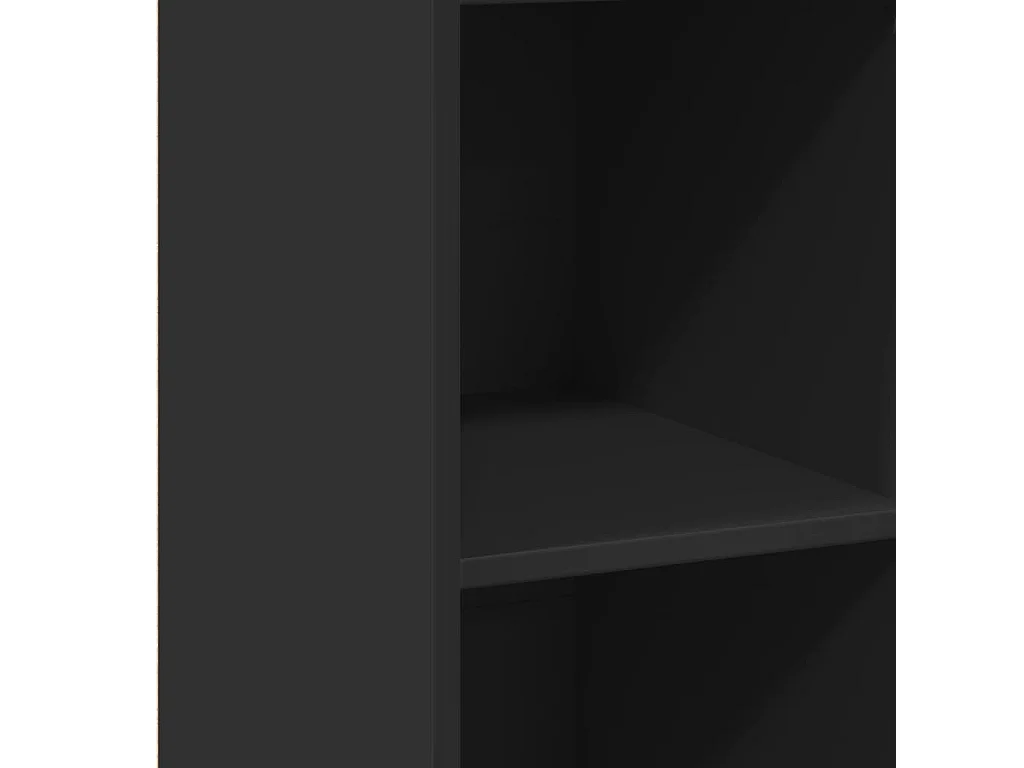 Highboard Schwarz 30x41x124 cm Holzwerkstoff