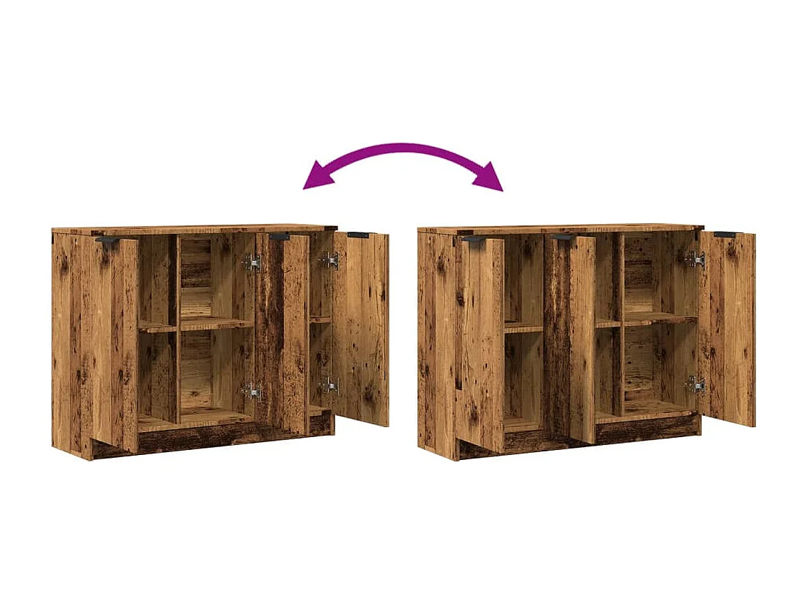 Sideboard Altholz-Optik 90,5x30x70 cm Holzwerkstoff