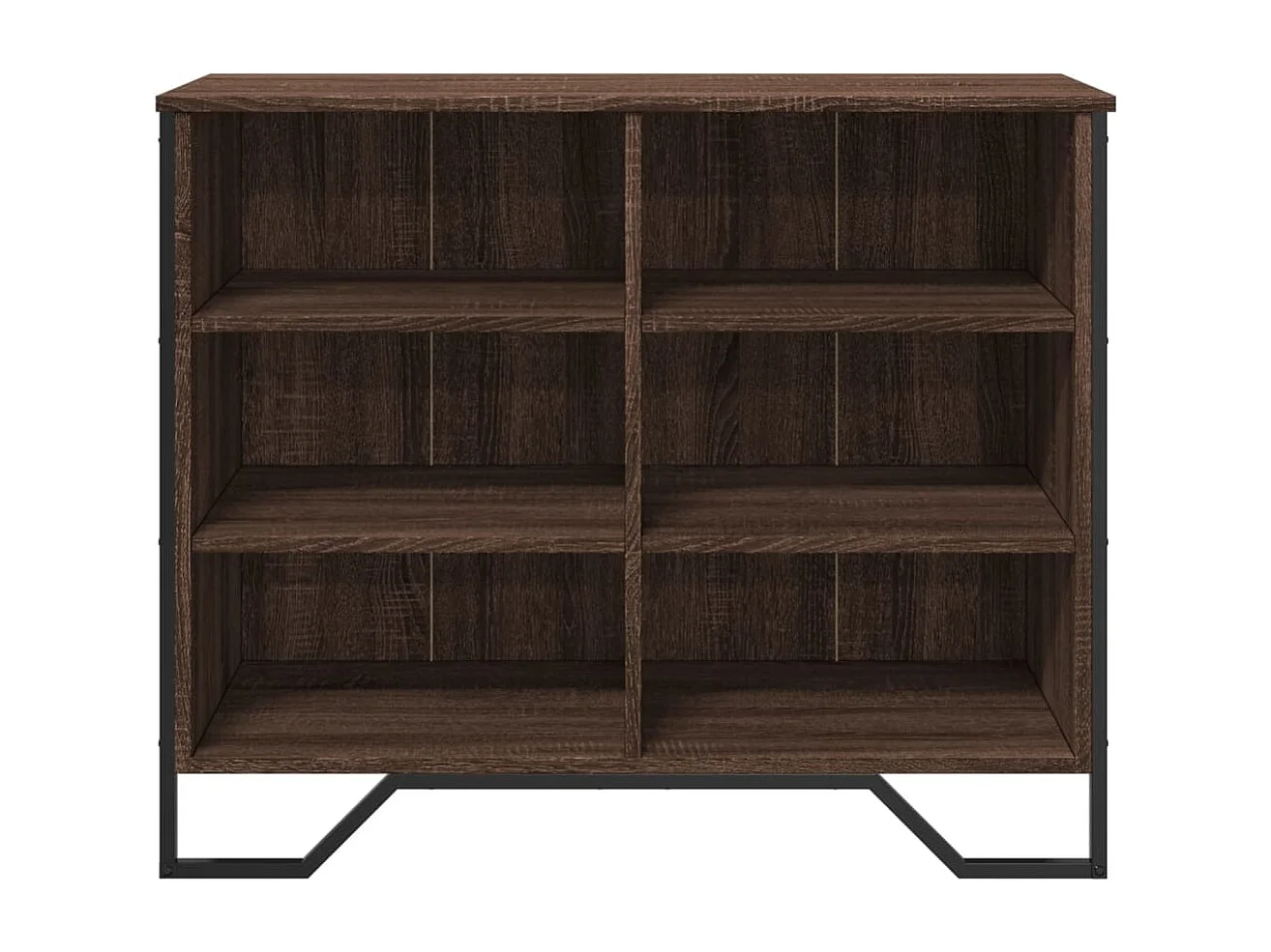 Buffet chêne marron 91x35,5x74,5 cm bois d'ingénierie