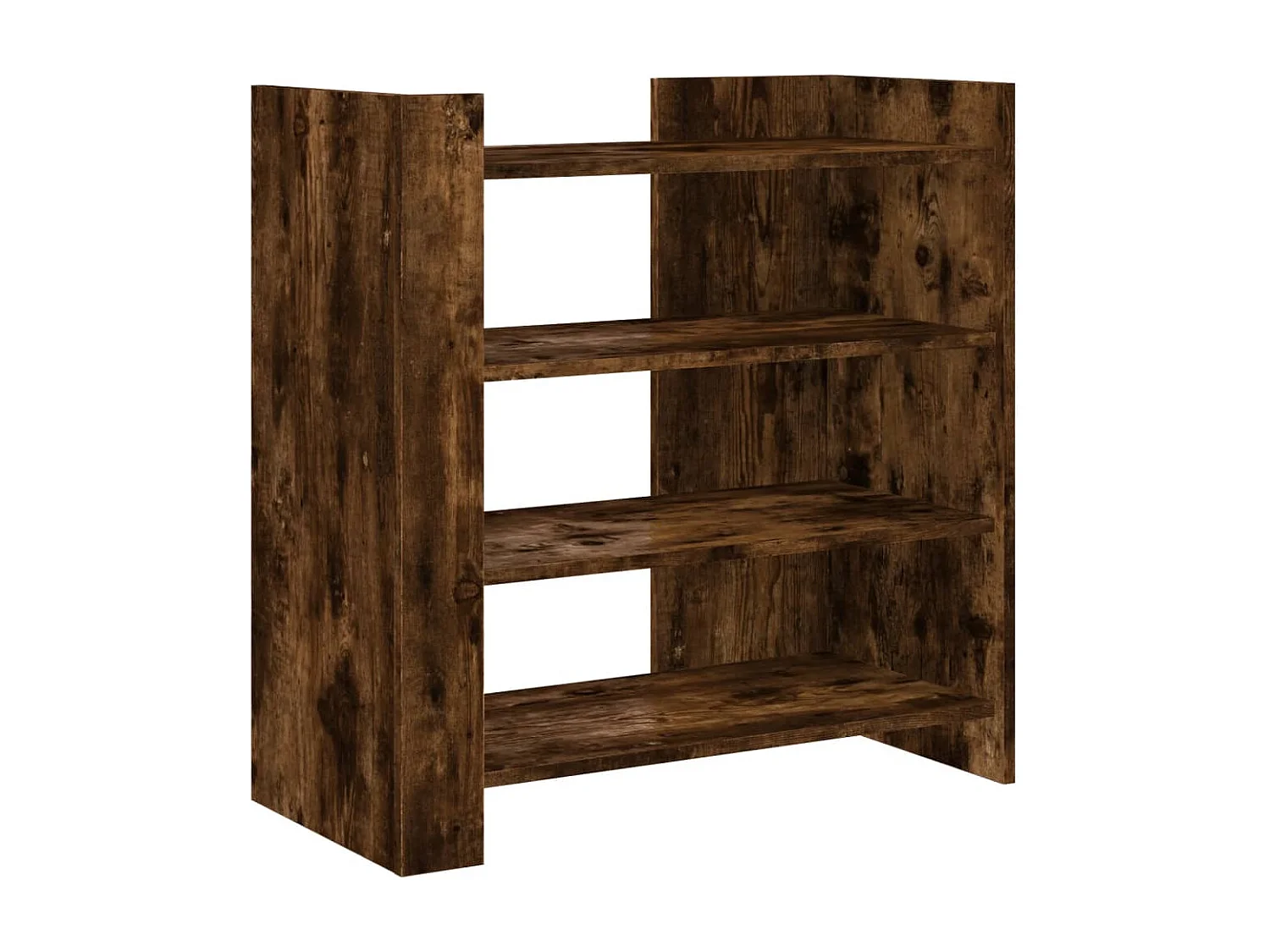 Buffet chêne fumé 73,5x35x75 cm bois d'ingénierie