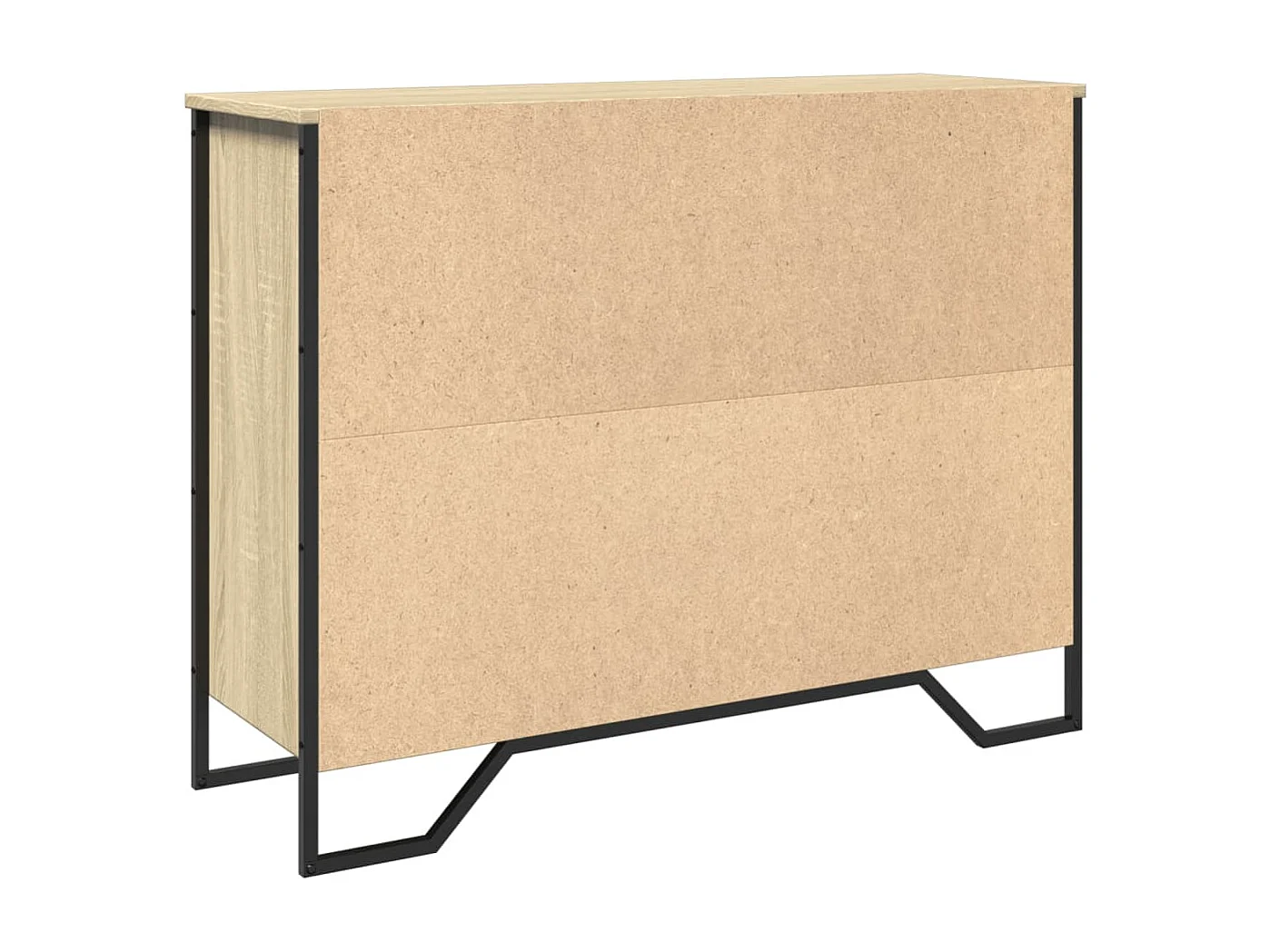 Sideboard Sonoma-Eiche 97x32,5x74,5 cm Holzwerkstoff