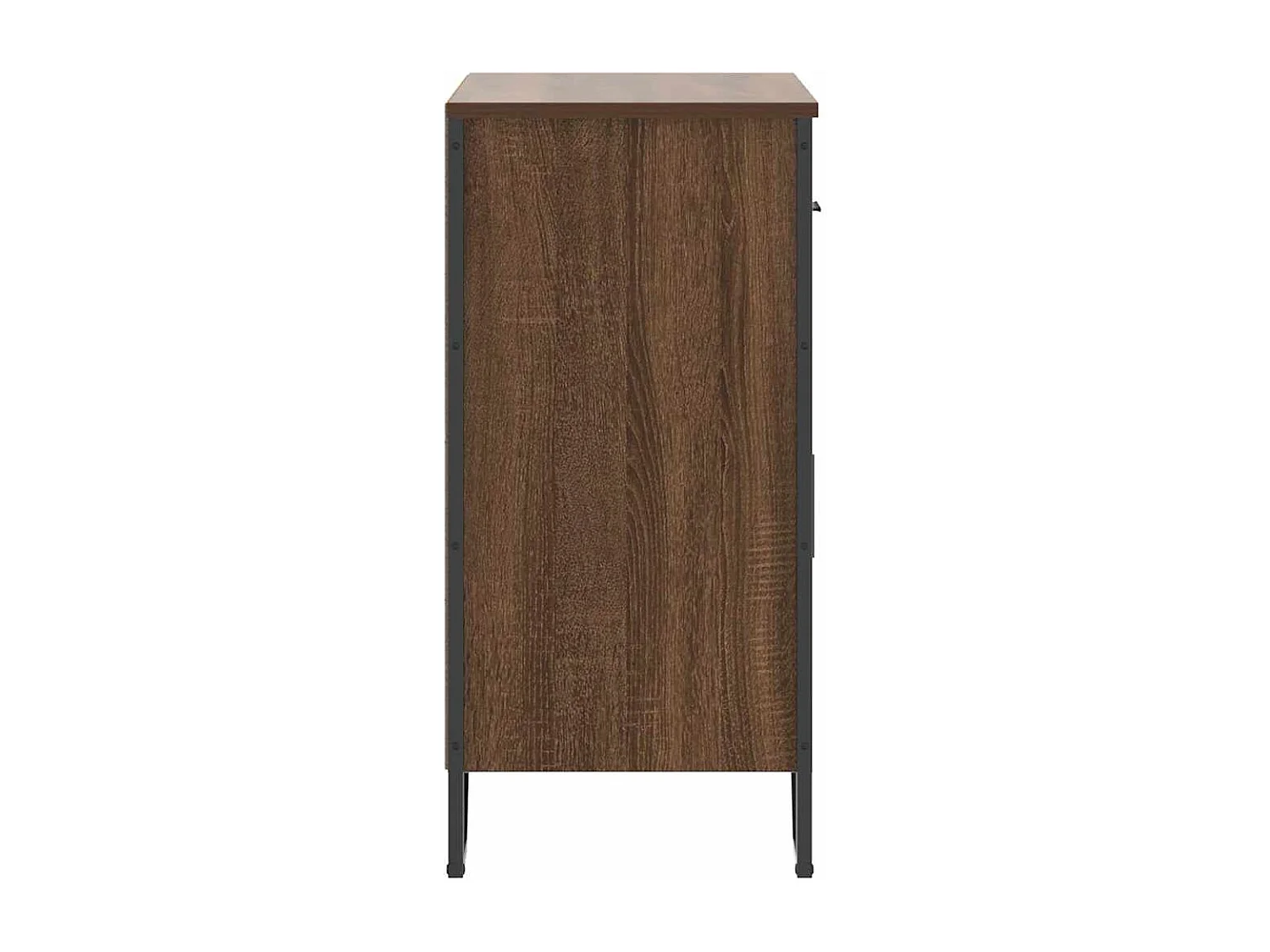 Buffet chêne marron 79,5x35,5x74,5 cm bois d'ingénierie