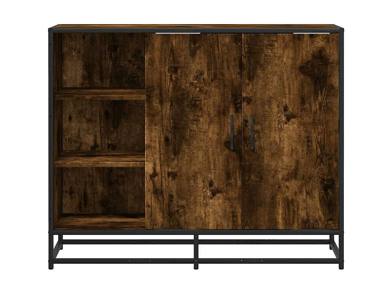 Aparador 92x35x76 cm derivados de madeira carvalho fumado