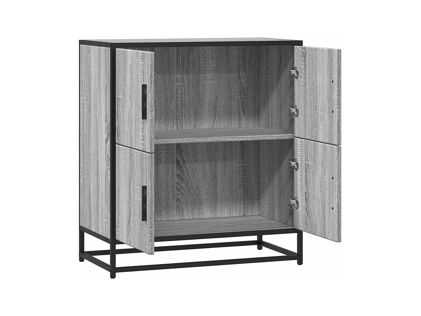Buffet sonoma gris 68x35x76 cm bois d'ingénierie