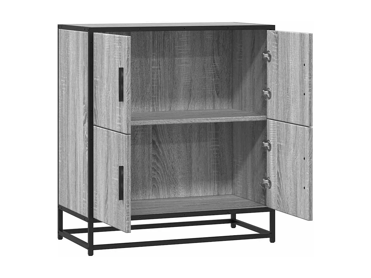Buffet sonoma gris 68x35x76 cm bois d'ingénierie