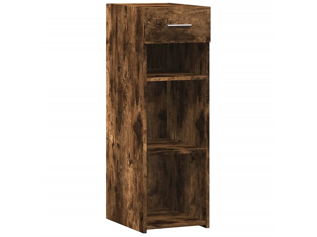 Buffet chêne fumé 30x42,5x93 cm bois d'ingénierie