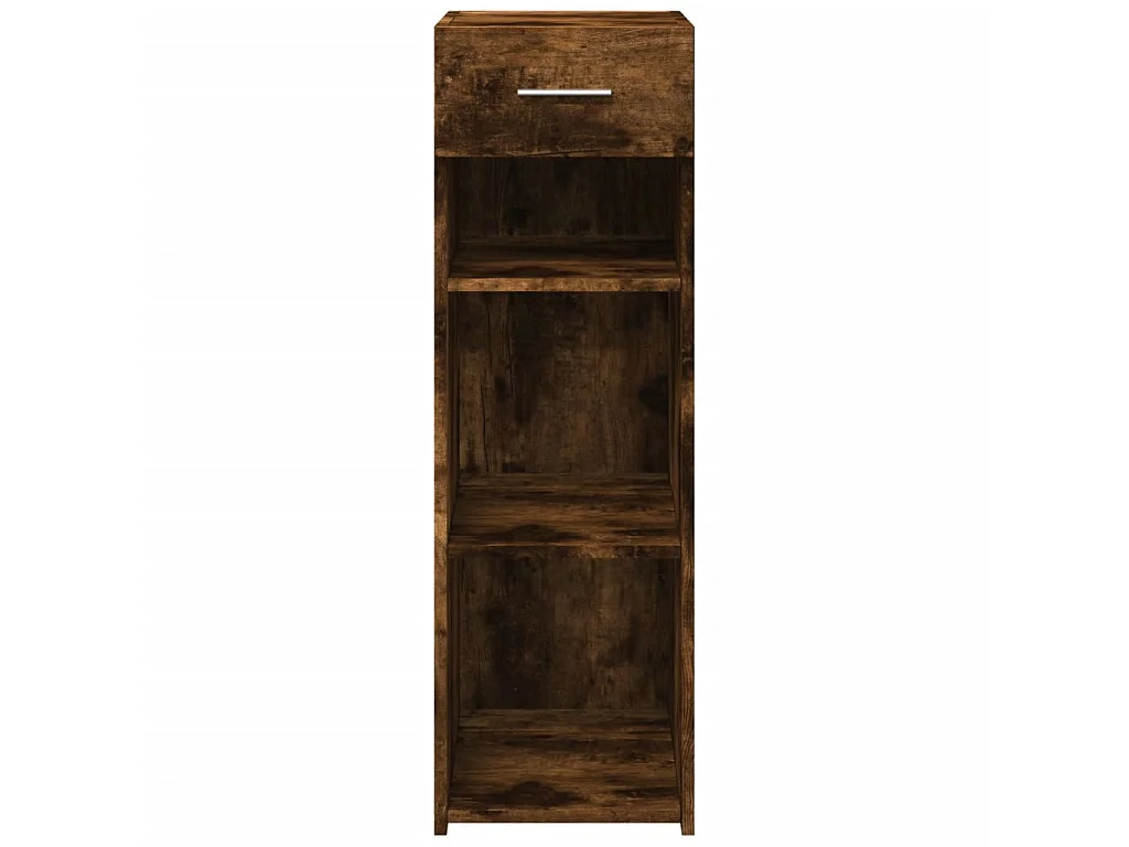 Buffet chêne fumé 30x42,5x93 cm bois d'ingénierie